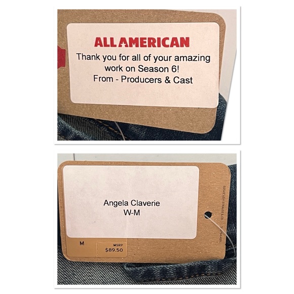 Levi's Women's Classic Blue Jean Jacket Sz M Cotton Blend NWT - Picture 10 of 11